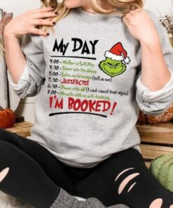 The Grinch Christmas Schedule Funny Sweatshirt