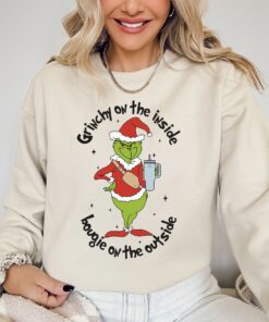 Basic Grinch Green Guy Retro Christmas Sweatshirts