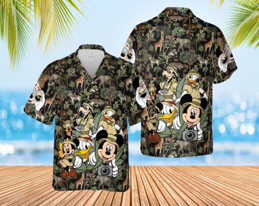 Disney Animal Kingdom Safari Mode Hawaiian Shirt