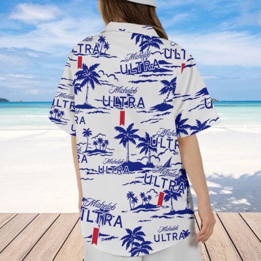 Michelob Ultra Hawaiian Beach Pattern T Shirt