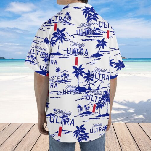Michelob Ultra Hawaiian Beach Pattern T Shirt