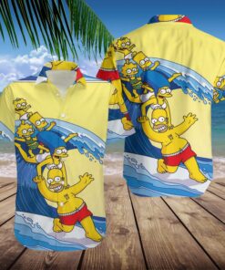 Simpson Family Going To The Beach Holiday Hawaiian Shirt