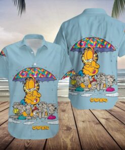 Funny Garfield Cat Hawaiian Shirt