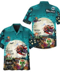Hocus Pocus Halloween Night Hawaiian Shirt