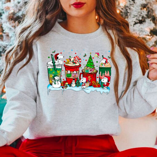 Snoopy Coffee Christmas Sweatshirt