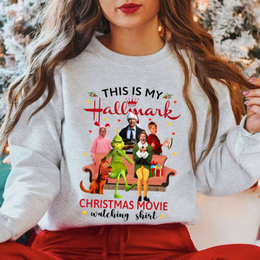 This Is My Christmas Movie Watching Sweatshirt, Friends Shirt