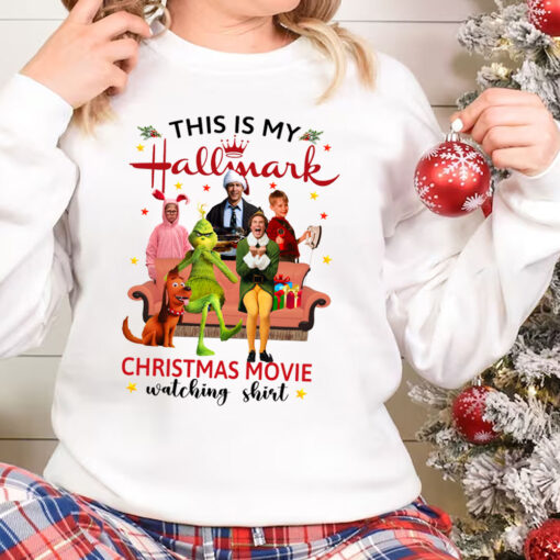 This Is My Christmas Movie Watching Sweatshirt, Friends Shirt