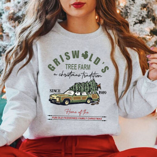 Griswold’s Christmas Tree Farm Sweatshirt, Christmas Vacation Sweater, Christmas Gift