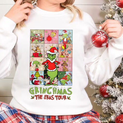 Grinchmas The Eras Tour Sweatshirt, Grinch Christmas Shirt