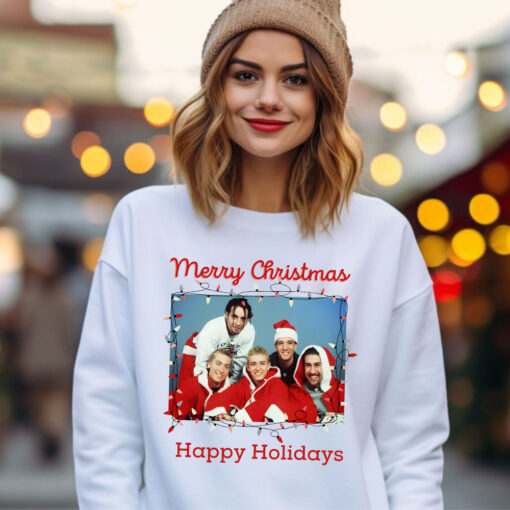 Vintage N’Sync Christmas Sweatshirt, Nsync Band Christmas Sweatshirt