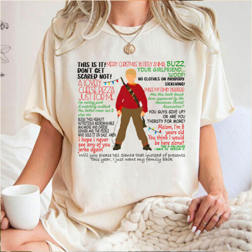 Kevin Home Alone Movie Sweatshirt, Christmas Movie Shirt