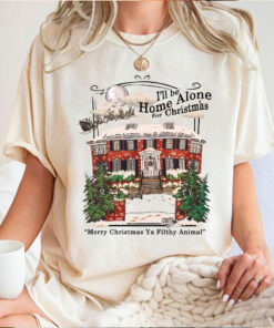 Home Alone Movie Sweatshirt, Merry Christmas Ya Filthy Animal Shirt