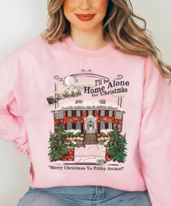 Home Alone Movie Sweatshirt, Merry Christmas Ya Filthy Animal Shirt