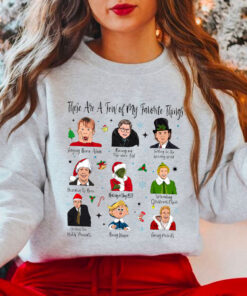 Christmas Movies These Are My New Favorite Things Sweatshirt