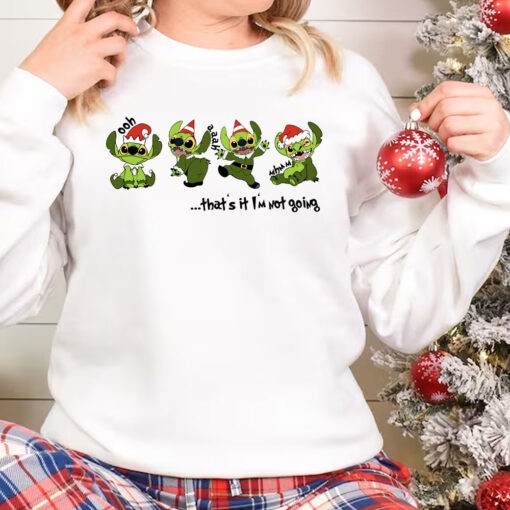 Grinch Stitch Christmas Sweatshirt