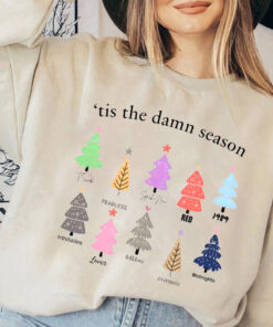 Christmas Taylor Swiftie Sweatshirt, ‘Tis The Damn Season Shirt