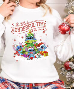 Stitch Christmas Sweatshirt, It’s The Most Wonderful Time Of The Year Shirt