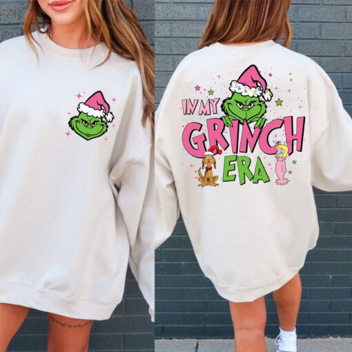 In My Grinch Era Sweatshirt, Merry GrinchMas Sweatshirt
