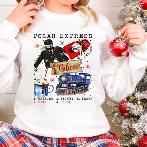 The Polar Express Train Christmas Sweatshirt
