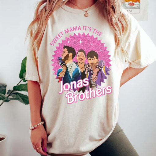 Jonas Brothers Shirt, Jonas Five Albums One Night Tour Shirt, Sweet Mama It’s The Jonas Brothers