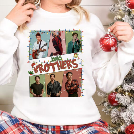 Jonas Brothers Christmas Shirt, Jonas Five Albums One Night Tour Shirt