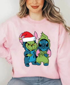 Stitch Grich Sweatshirt, Stitch Christmas Shirt