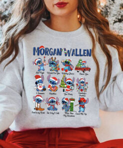 Stitch Morgan Wallen Christmas Sweatshirt, Country Music Shirt