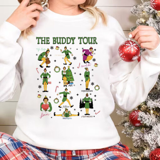 The Buddy Elf Christmas Shirt, Elf Tour Shirt