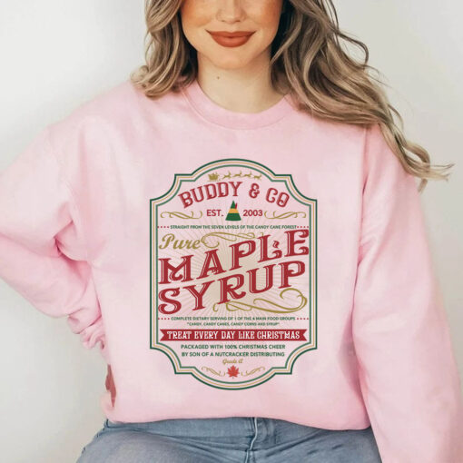 Buddy The Elf Shirt, Elf Maple Syrup Sweatshirt