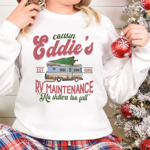 Cousin Eddie’s Maintenance RV Sweatshirt, Christmas Vacation Sweater