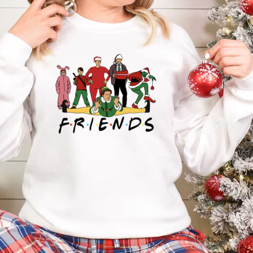 Elf Friends Christmas Shirt, Friends TV Show Sweatshirt
