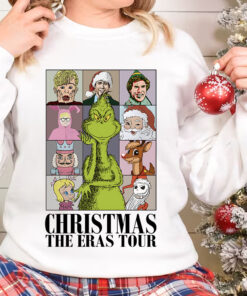 Christmas The Eras Tour Shirt, Grinch Christmas Sweatshirt