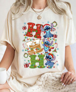 Stitch Christmas Shirt, HoHoHo Christmas Sweatshirt