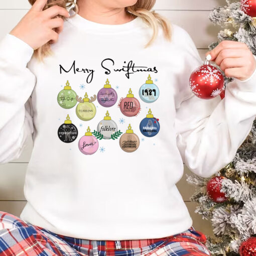 Merry Swiftmas Sweatshirt, Taylor Swiftie Christmas Sweater