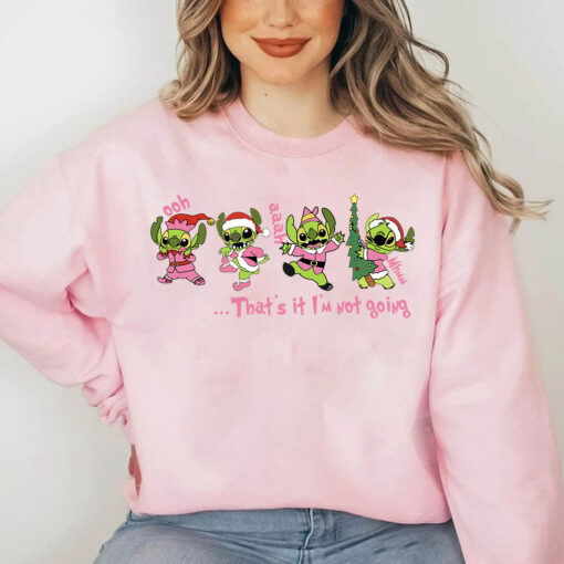 Stitch Christmas Shirt, That’s It I’m Not Going Sweatshirt