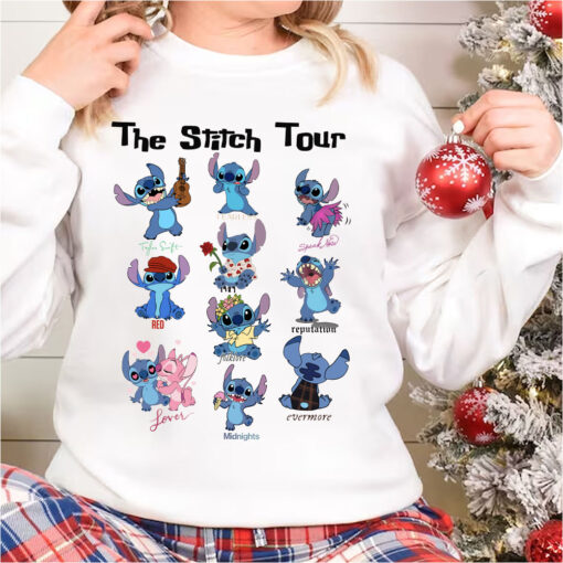 Stitch Christmas Shirt, The Stitch Tour Sweatshirt