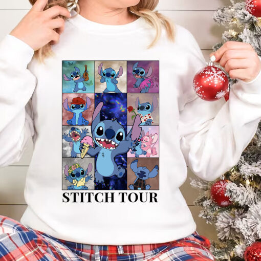 Stitch Tour Christmas Shirt, Stitch Eras Tour Sweatshirt