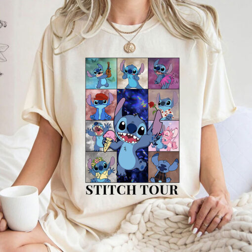 Stitch Tour Christmas Shirt, Stitch Eras Tour Sweatshirt