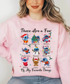 Stitch Christmas Sweatshirt, These Are A Few Of My Favorite Things Sweater