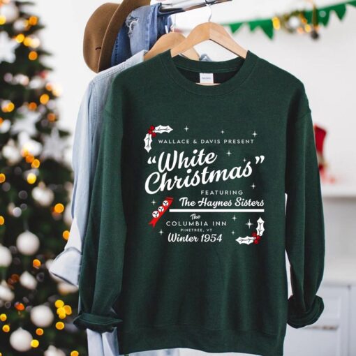 White Christmas Sweatshirt, Wallace and Davis Sweatshirt, White Christmas Movie 1954 Sweatshirt