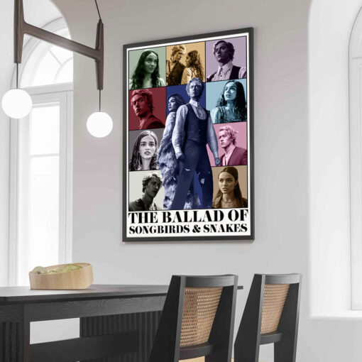 The Ballad Of Songbirds & Snakes Poster Canvas, The Hunger Games Poster