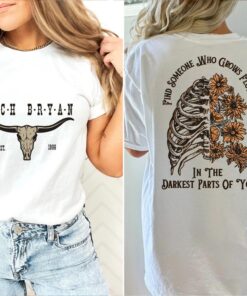 Zach Bryan Find Someone Who Grows Flowers In The Darkest Parts Of You Shirt, American Heartbreak Tour Shirt