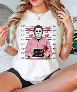 Michael Myers Valentine Shirt, Horror Characters Shirt, Horror Valentine’s Day Gifts