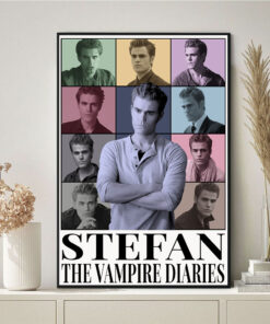 Stefan Salvatore Poster Canvas, The Vampire Diaries Poster