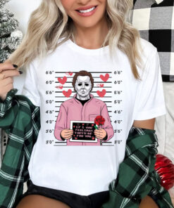 Michael Myers Valentine Shirt, Horror Characters Shirt, Horror Valentine’s Day Gifts