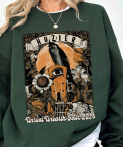 Unreal Unearth Hozier tour 2024 Shirt, Hozier Sweatshirt