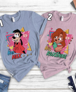 Max And Roxanne Valentine Couple Matching Shirt, A Goofy Movie T-shirt, Valentine’s Day Gift Shirt