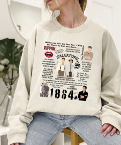 Salvatore Brothers Shirt, The Vampire Diaries T-Shirt Sweatshirt Hoodie