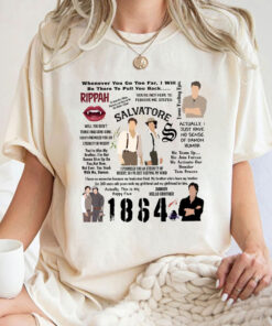 Salvatore Brothers Shirt, The Vampire Diaries T-Shirt Sweatshirt Hoodie