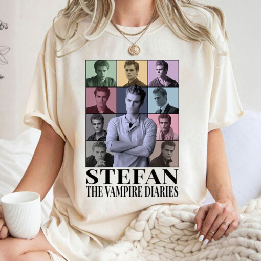 Stefan Salvatore Shirt, The Vampire Diaries T-Shirt Sweatshirt Hoodie